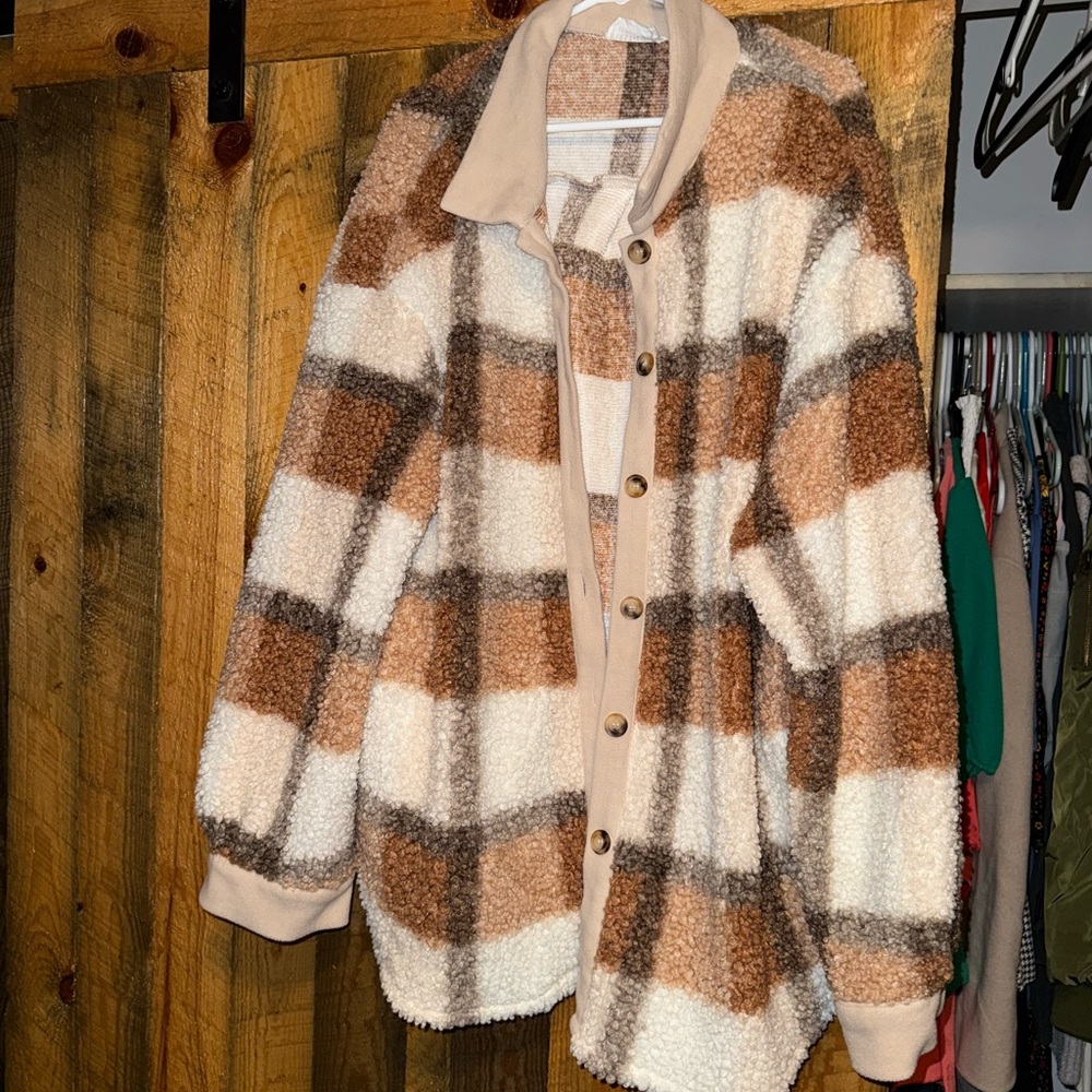 Cozy Button Down Shacket - image 1